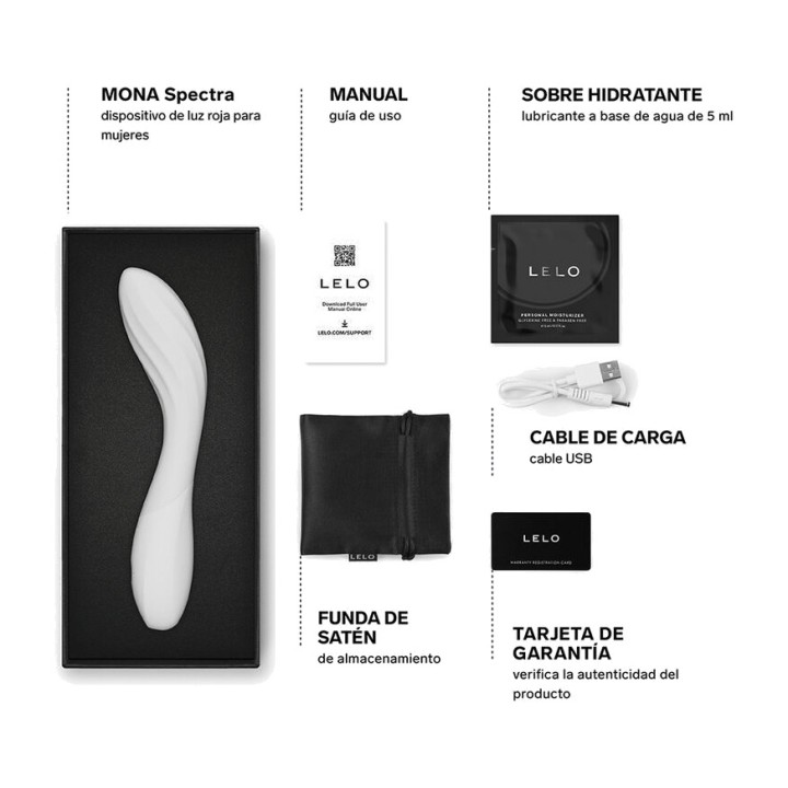LELO Rechargeable red light intimate massager with app
