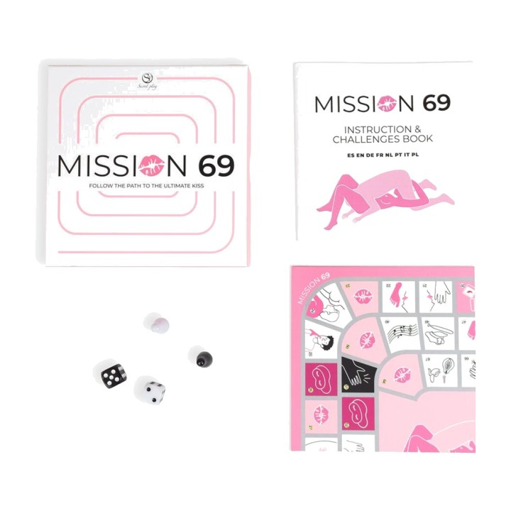 SECRETPLAY Erotisk bordspil for par MISSION 69 D-245708