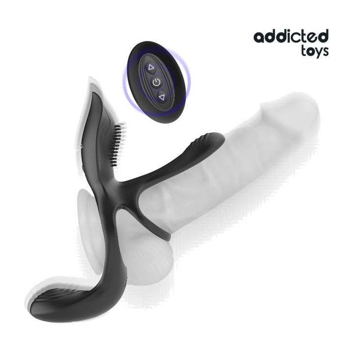 ADDICTED TOYS Duo vibrating ring for the penis with clitoral