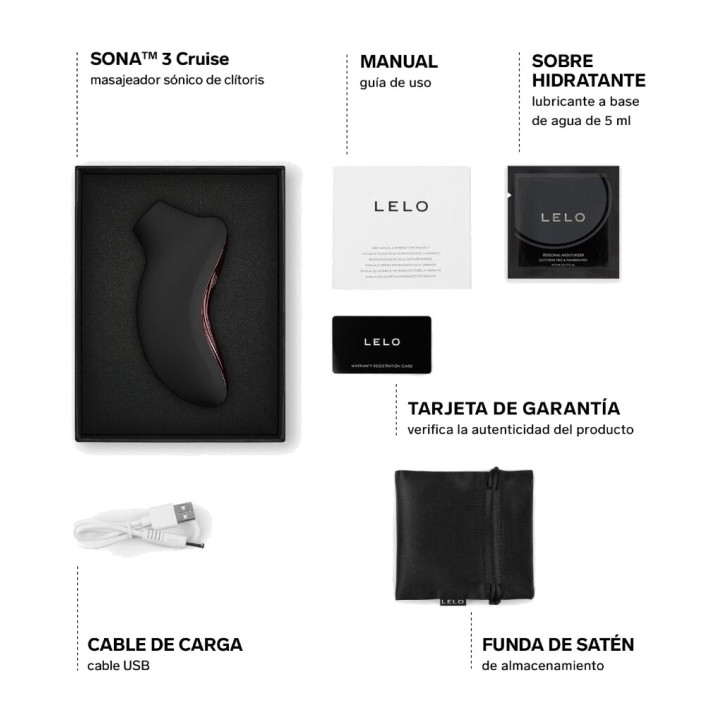 LELO Sonic cliteremassager SONA 3 CRUISE D-245060VAR