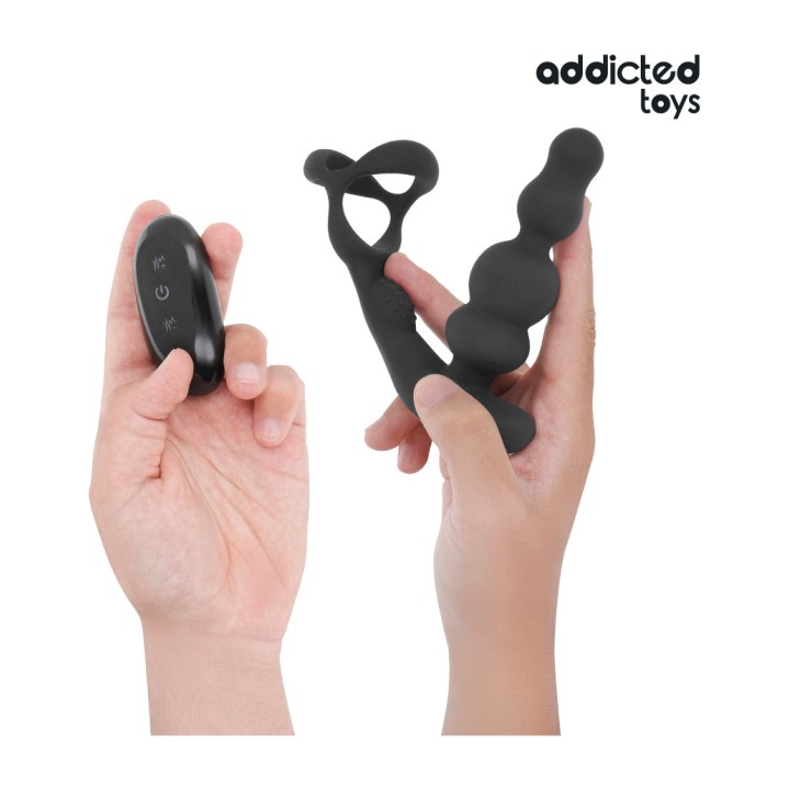 ADDICTED TOYS Masseur prostata rotatif avec télécommande