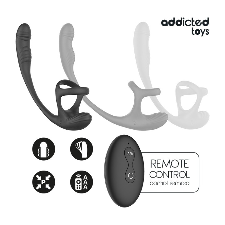 ADDICTED TOYS Analkugel mit Vibration und Eiermassager