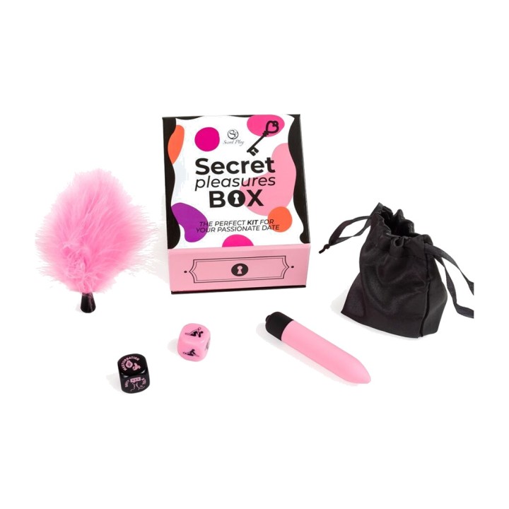SECRETPLAY Pleasure box for couples with bullet vibrator and