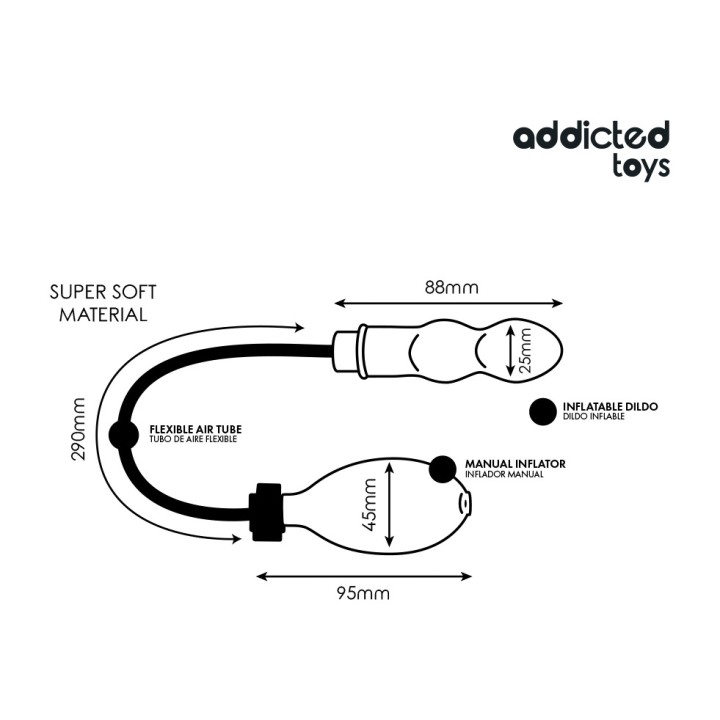 ADDICTED TOYS Plug anal inflabil model 1 D-244835
