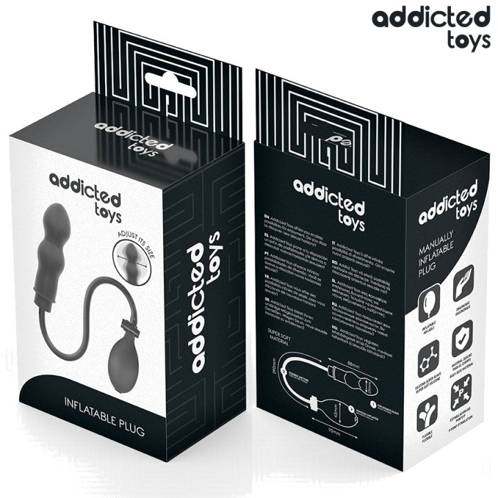 ADDICTED TOYS Plug anal inflable model 1 D-244835