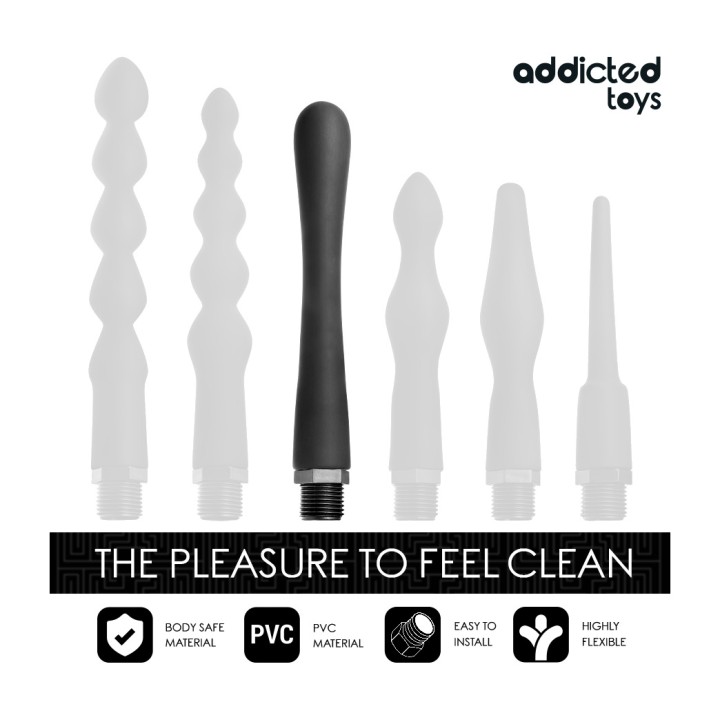 ADDICTED TOYS Vyčištění anal s universálním příslušenstvím