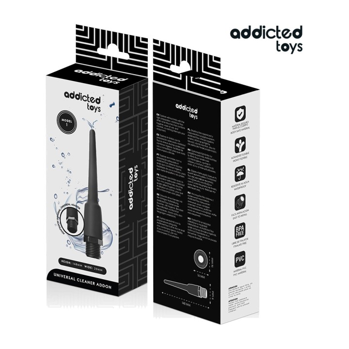 ADDICTED TOYS Anal cleaner with universal adapter model 1