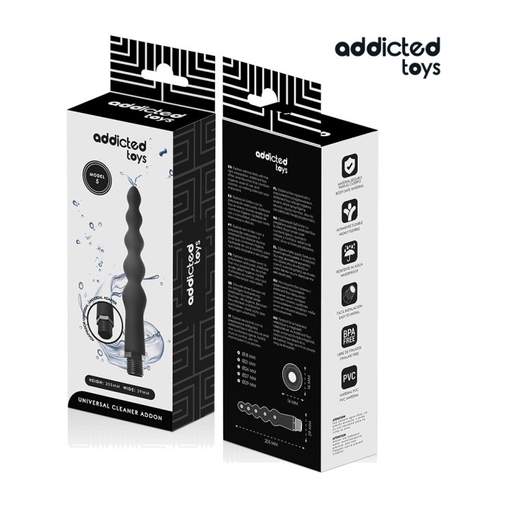 ADDICTED TOYS Analcleaner met universieel adapter model 5