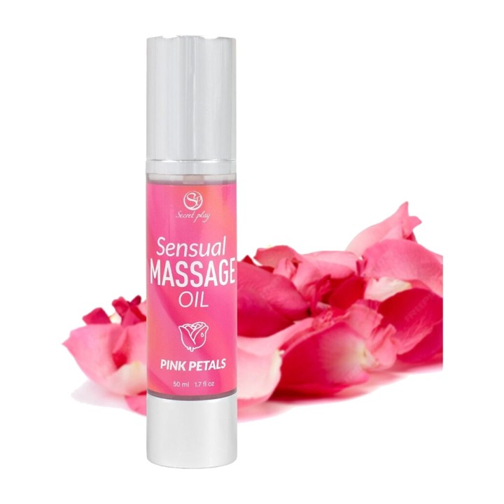 SECRETPLAY Óleo com aroma de pétalas rosa para massagem