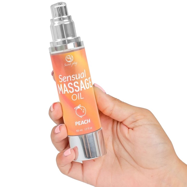 SECRETPLAY Peachgeflavored massagolie D-244007