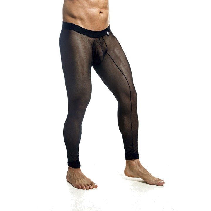 MOB EROTICWEAR Men's transparent mesh socks 52630