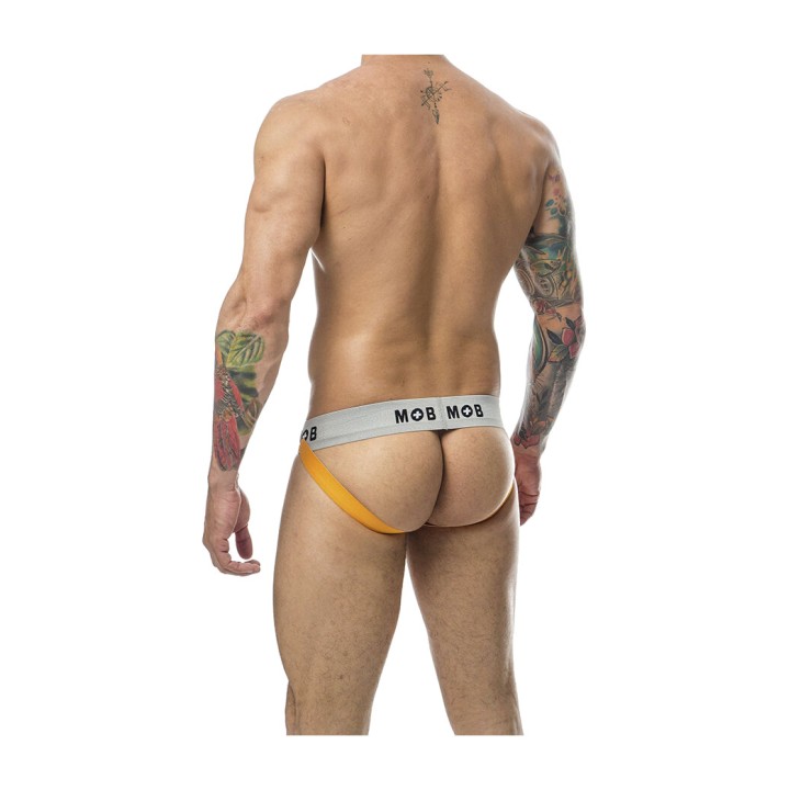 MOB EROTICWEAR Jockstrap clássico listrado para homem STRIPE