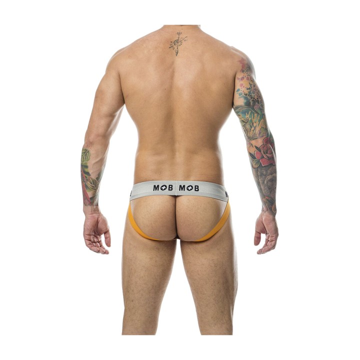 MOB EROTICWEAR Jockstrap clásico de rayas para hombre STRIPE