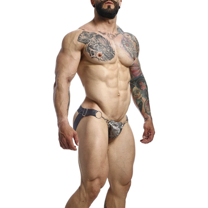MOB EROTICWEAR Jockstrap s tlačítkem DNGEON-52483