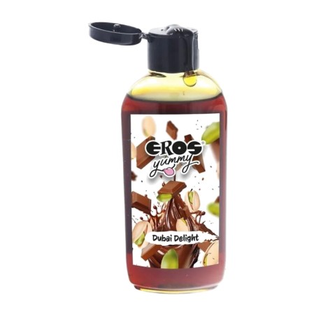 chokolade- og pistaciovæske smagfuld lubricant yummy dubai-delight 100 ml