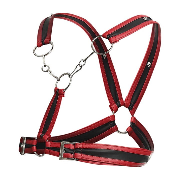 MOB EROTICWEAR Mužský pás s reťazmi DNGEON-52523 D-243438VAR