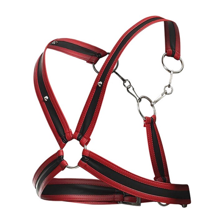 MOB EROTICWEAR Men's harness with chains DNGEON-52523