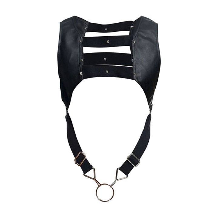 MOB EROTICWEAR Harness with upper ring for the penis