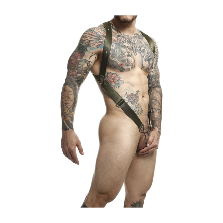 MOB EROTICWEAR Mužský pás s křížovou zádí DNGEON-52487