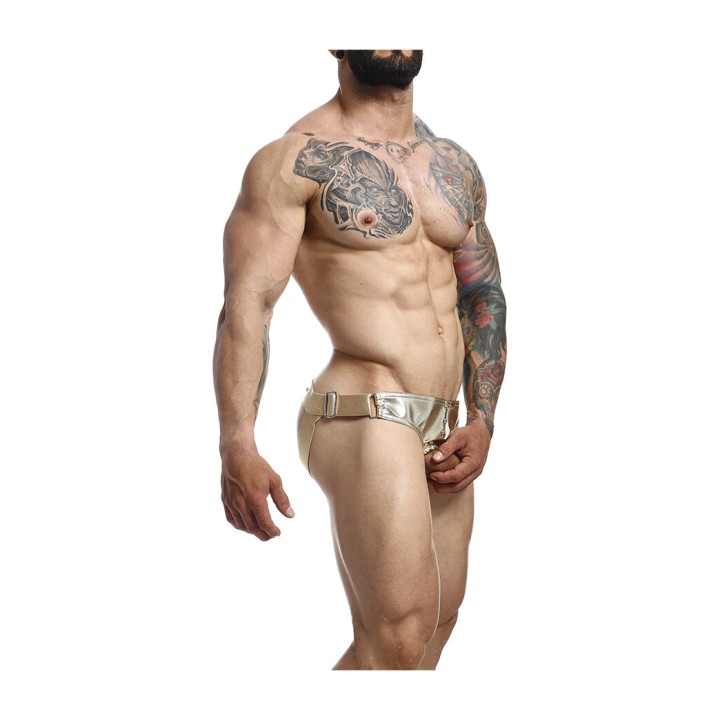MOB EROTICWEAR Jockstrap csíkszereléssel DNGEON-52480