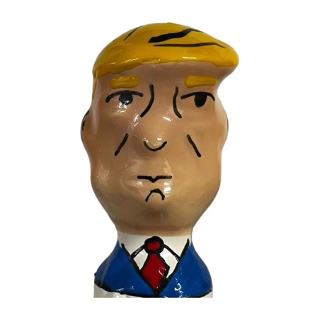 χειρογραφημένο εκπλακτό χαρακτήρα grumpy trump xl
