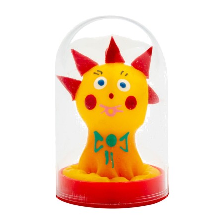 handpainted dekorerad kondom i form av drak