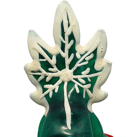preservativo decorato a mano modello cannabis 2 52330