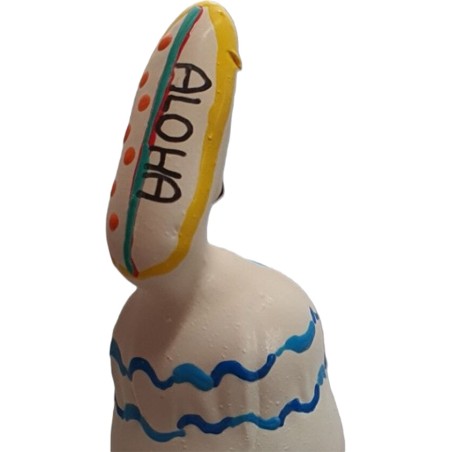 gekalkte decoratieve surfplaat condoom