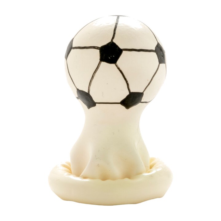 CONDOMERIE Decorative hand-painted football-shaped condom