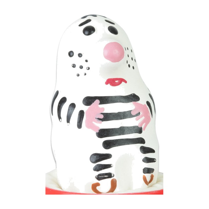 CONDOMERIE Handpainted dekorerad kondom med fängslande figur