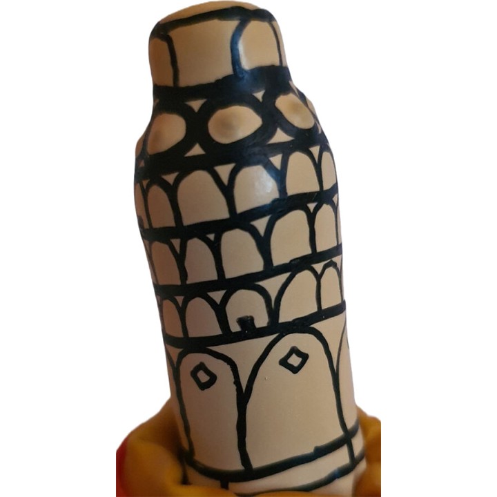 CONDOMERIE Handpainted dekorerad kondom i form av