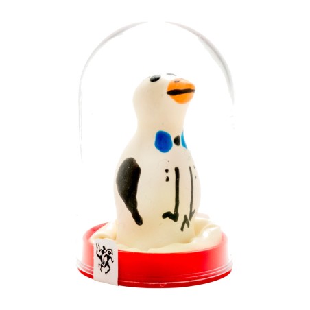 gekleurde decoratieve pinguïn vorm protector