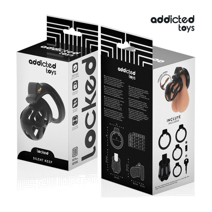 ADDICTED TOYS Penislokk LOCKED-SILENT KEEP 7,5 CM D-242966