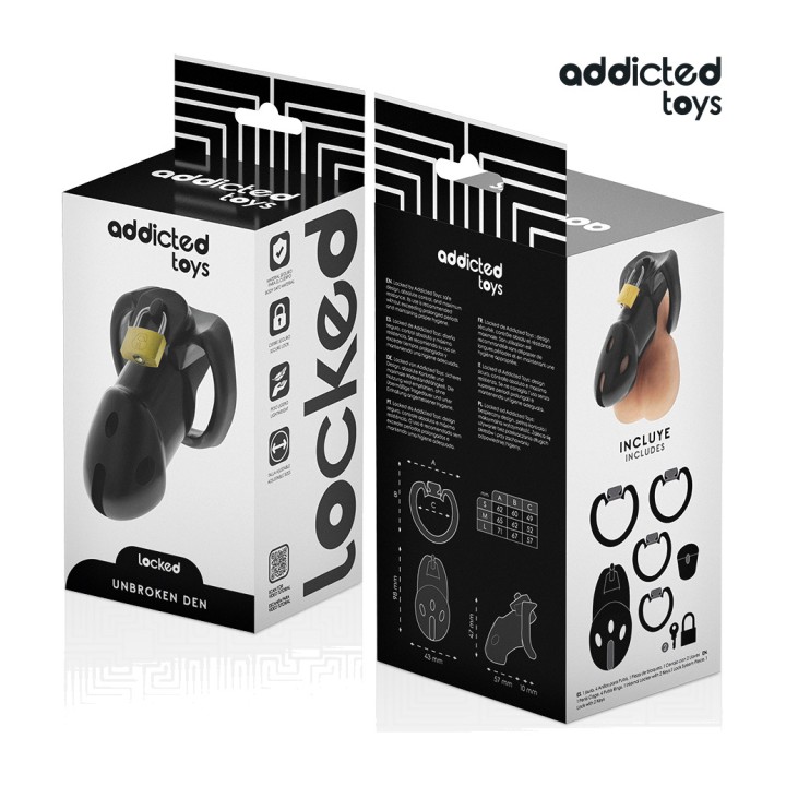 ADDICTED TOYS Peniskäfig LOCKED-UNBROKEN-DEN-9,8CM D-242962