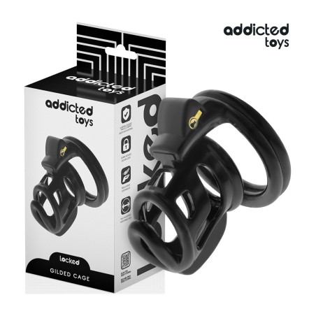 sluitsel van silicon voor de penis locked-gilden-cage 8,5 cm