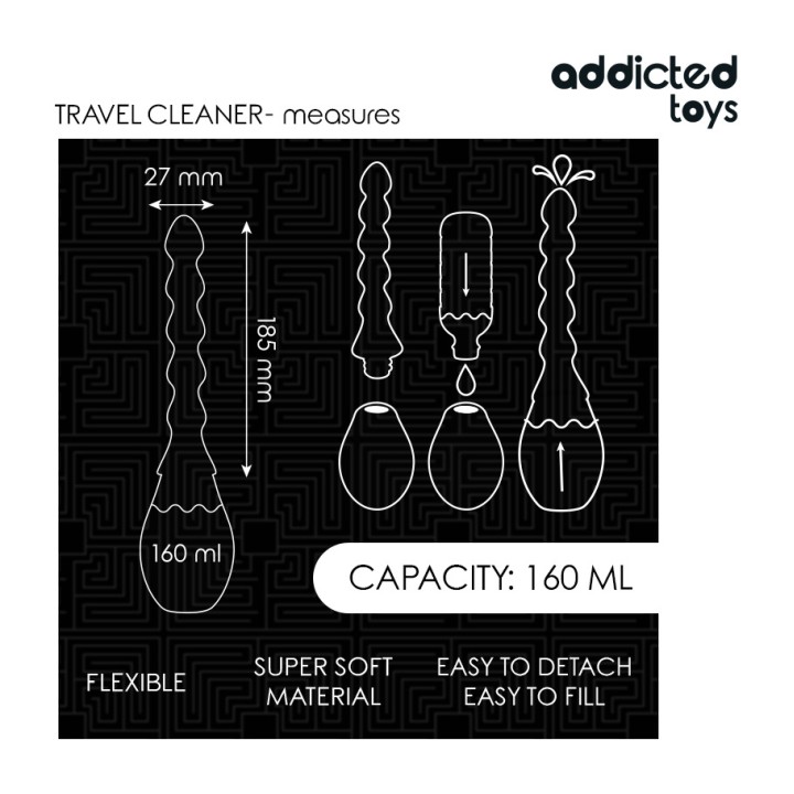 ADDICTED TOYS Rejse-analkrydner af silicon, model 2 D-242884