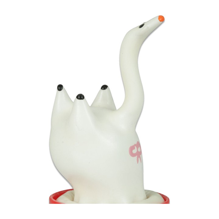 CONDOMERIE Decorative hand-painted swan-shaped condom