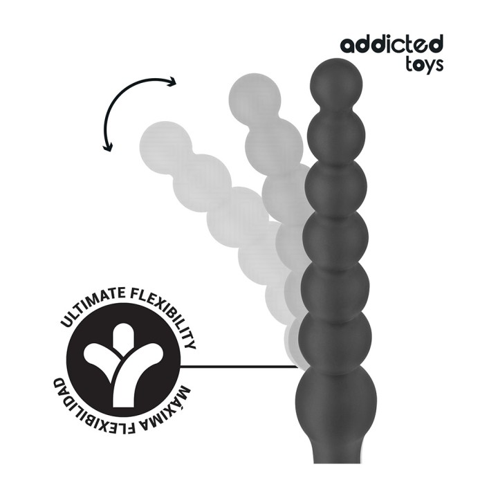 ADDICTED TOYS Massages anal double en silicone 24 CM