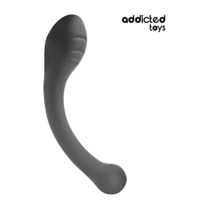 ADDICTED TOYS Dobbelt analstimulator af silicon 18 CM