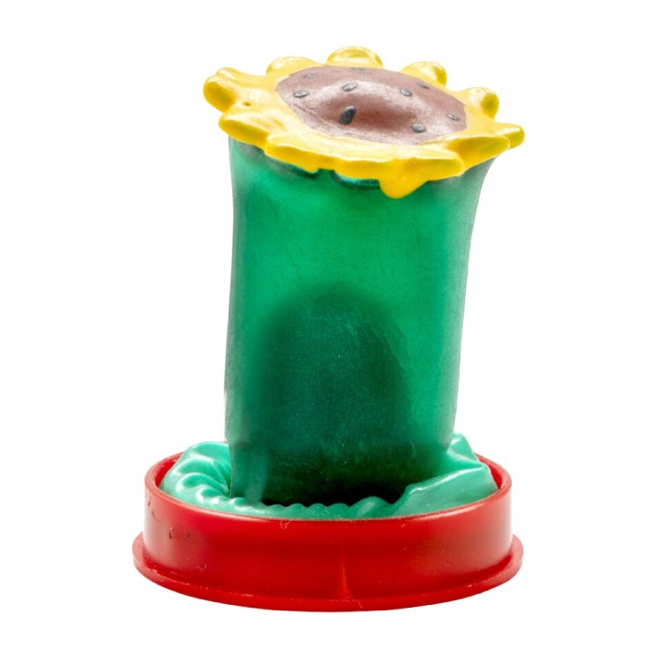 CONDOMERIE Decorative hand-painted sunflower-shaped moto