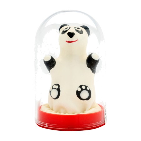 gekalkte decoratieve panda-vormige handschoen model 1