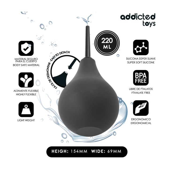 ADDICTED TOYS Rejseanalkæder 90-220ML D-242870VAR
