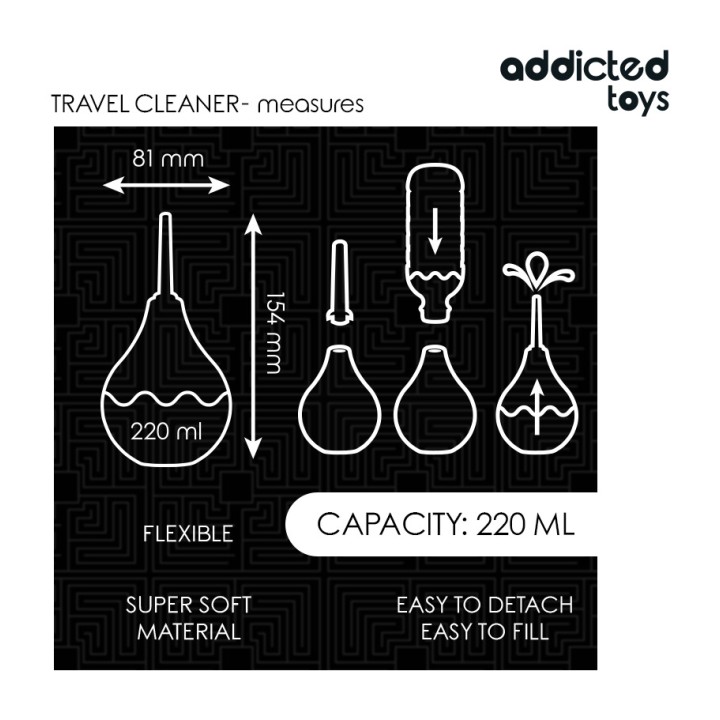 ADDICTED TOYS Cestlivek na cestu 90-220ML D-242870VAR