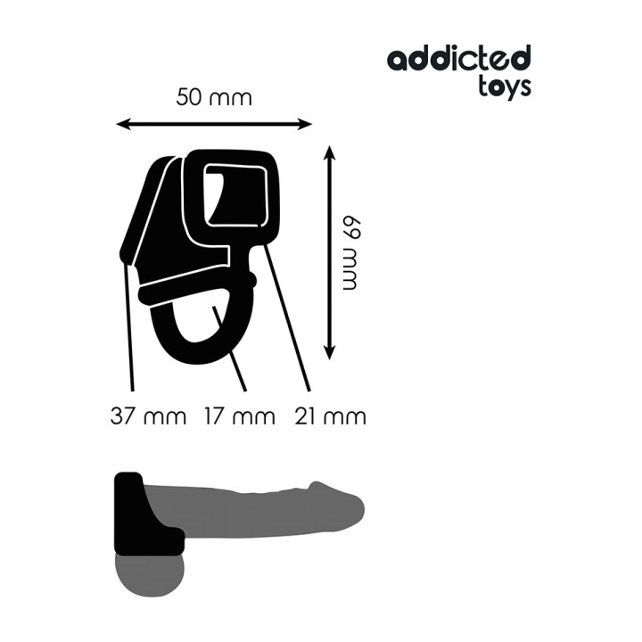 ADDICTED TOYS Penne cage ring D-242861