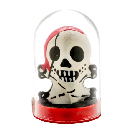 decorative hand-painted pirate figure condom