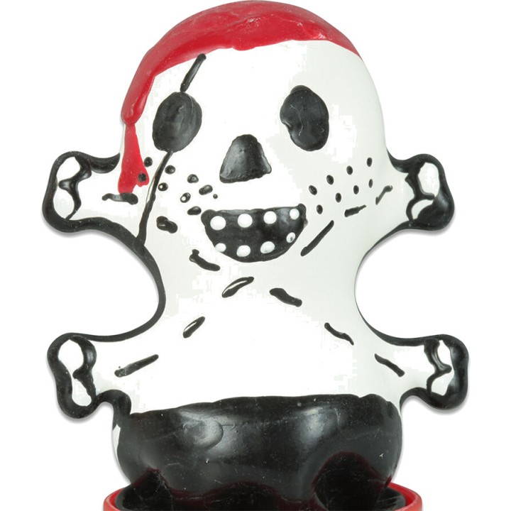 CONDOMERIE Handpainted piratefigur decorativt kondom