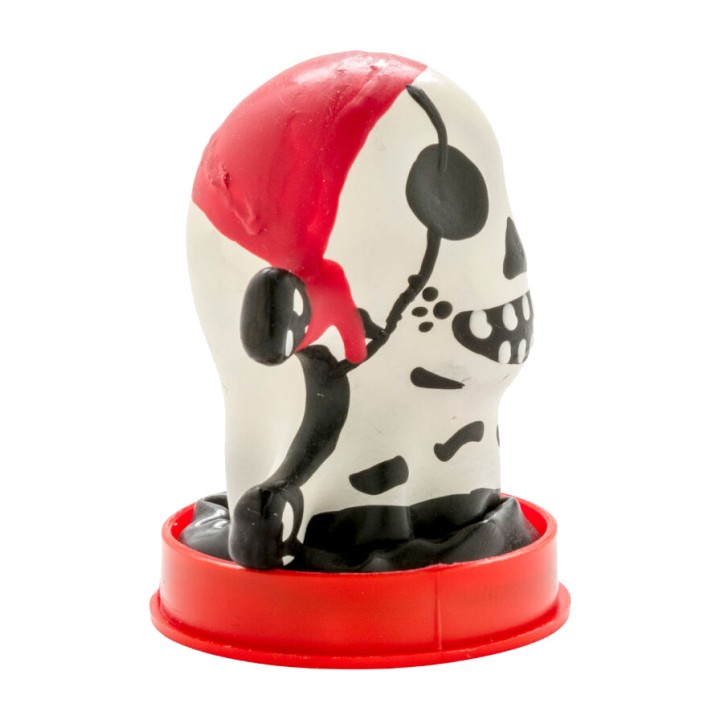 CONDOMERIE Decorative hand-painted pirate figure condom