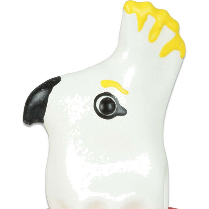 CONDOMERIE Hand-painted decorative parrot-shaped cover