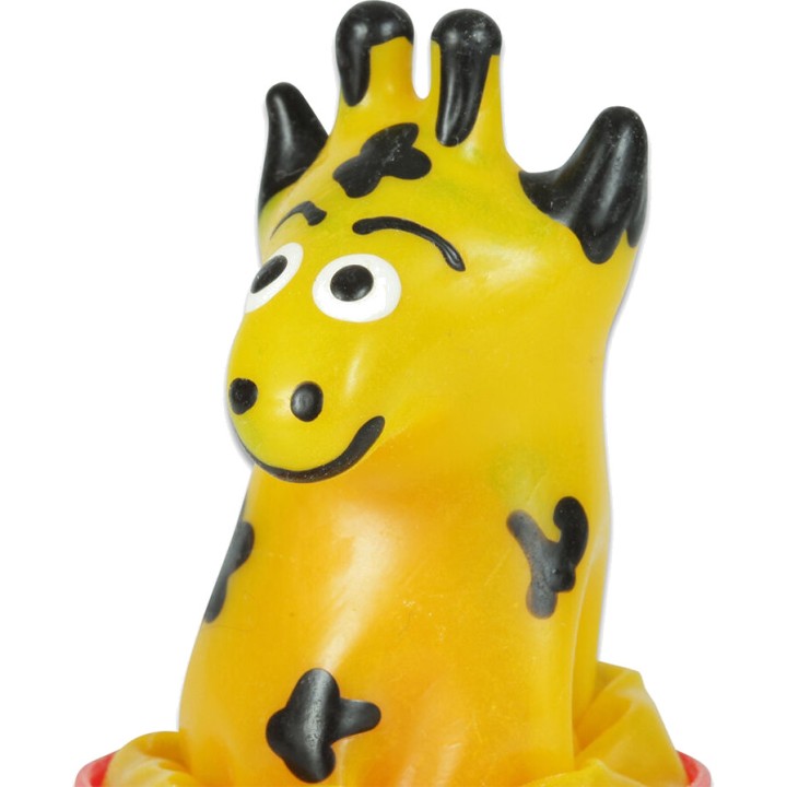 CONDOMERIE Handpainted dekorerad kondom i giraffform