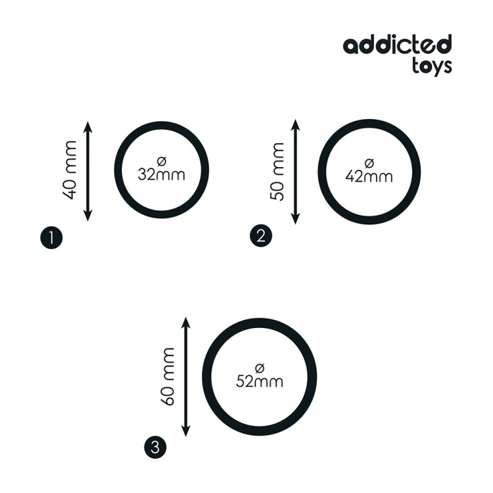 ADDICTED TOYS Szilícium ringcsész a péniszen modell 2